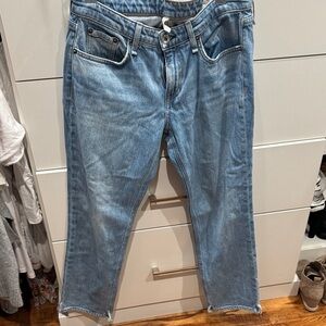 rag & bone Light Blue Straight Jeans